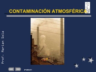 CONTAMINACIÓN ATMOSFÉRICA 