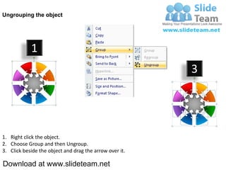 3 d interconnected circular puzzle pieces 8 stages powerpoint diagrams ...