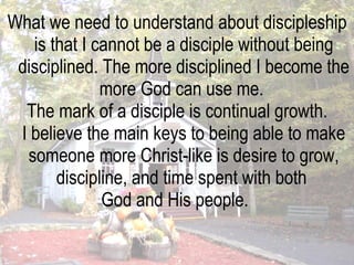 The Purpose of The Church #3 Discipleship | PPT