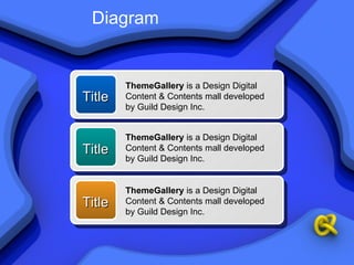 Diagram Title ThemeGallery  is a Design Digital Content & Contents mall developed by Guild Design Inc. Title ThemeGallery  is a Design Digital Content & Contents mall developed by Guild Design Inc. Title ThemeGallery  is a Design Digital Content & Contents mall developed by Guild Design Inc. 