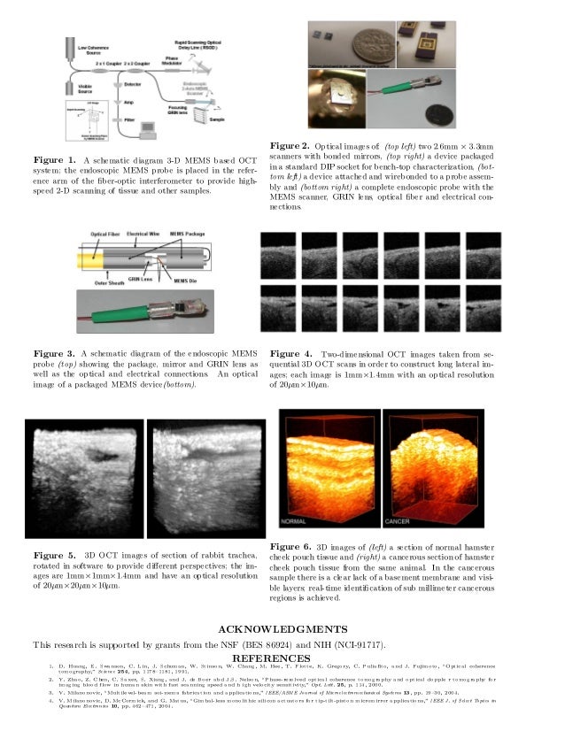 3d Mems Based Real Time Minimally Invasive Endoscopic Optical Coheren