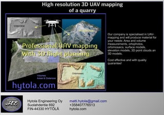 3D mapping of a quarry | PDF