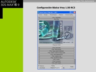 Configuración Básica Vray 1.50 RC3 laboratoriodigital_3°año_diseñoindustrial 