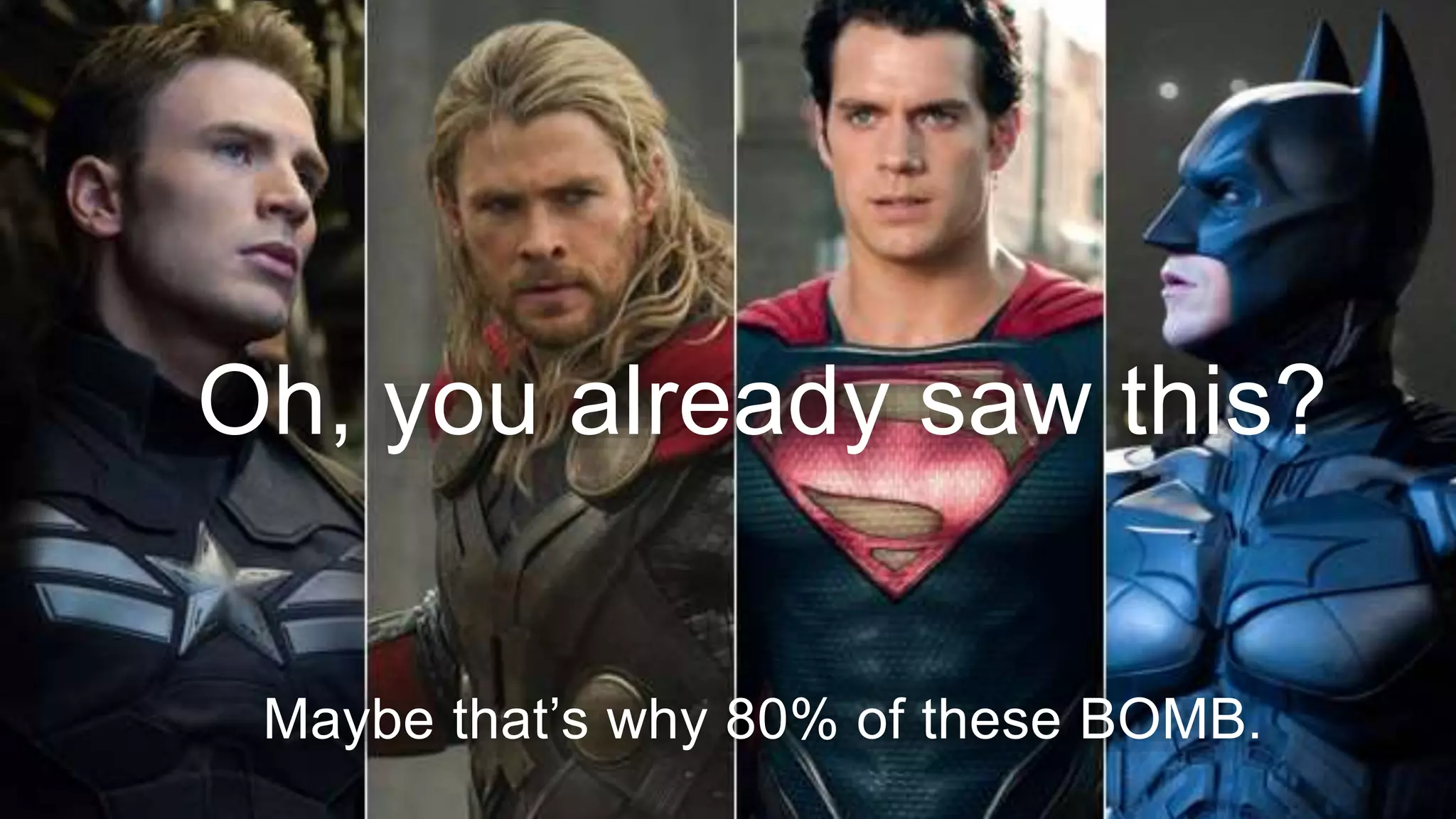 SEED&SPARK 2
Oh, you already saw this?
Maybe that’s why 80% of these BOMB.
 