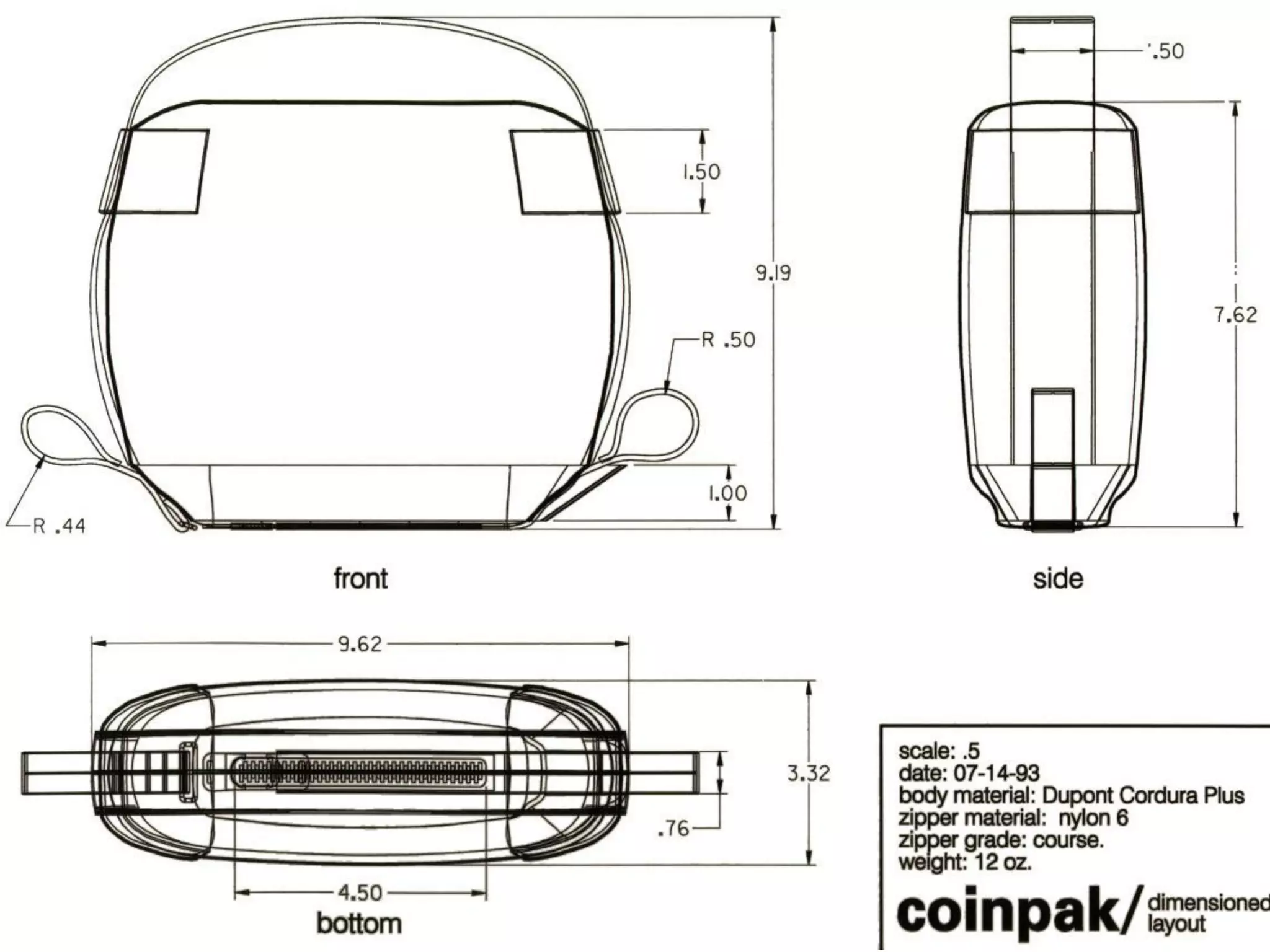 3 D modeling / rendering / STL / CoinPak / Ergonomics / modelmaking