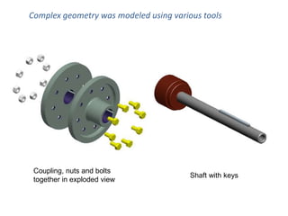3D Modelling Portfolio for SolidWorks and Pro/Engineer | PPTX