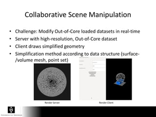 Distributed Rendering and Collaborative User Navigation- and Scene ...