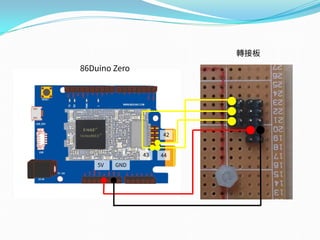 86Duino Zero
轉接板
42
43 44
GND5V
 
