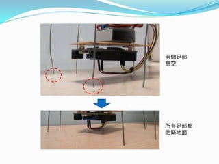 兩個足部
懸空
所有足部都
貼緊地面
 