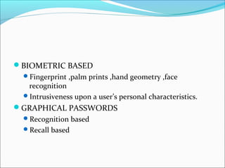 3D Password | PPT