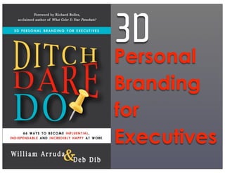 Over 66
ways to
become.
Personal
Branding
for
Executives
3D
 