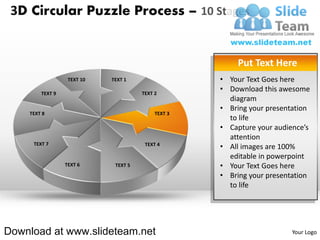3D Circular Puzzle Process – 10 Stages


                                                        Put Text Here
           ...