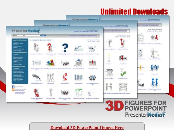 3D PowerPoint Figures