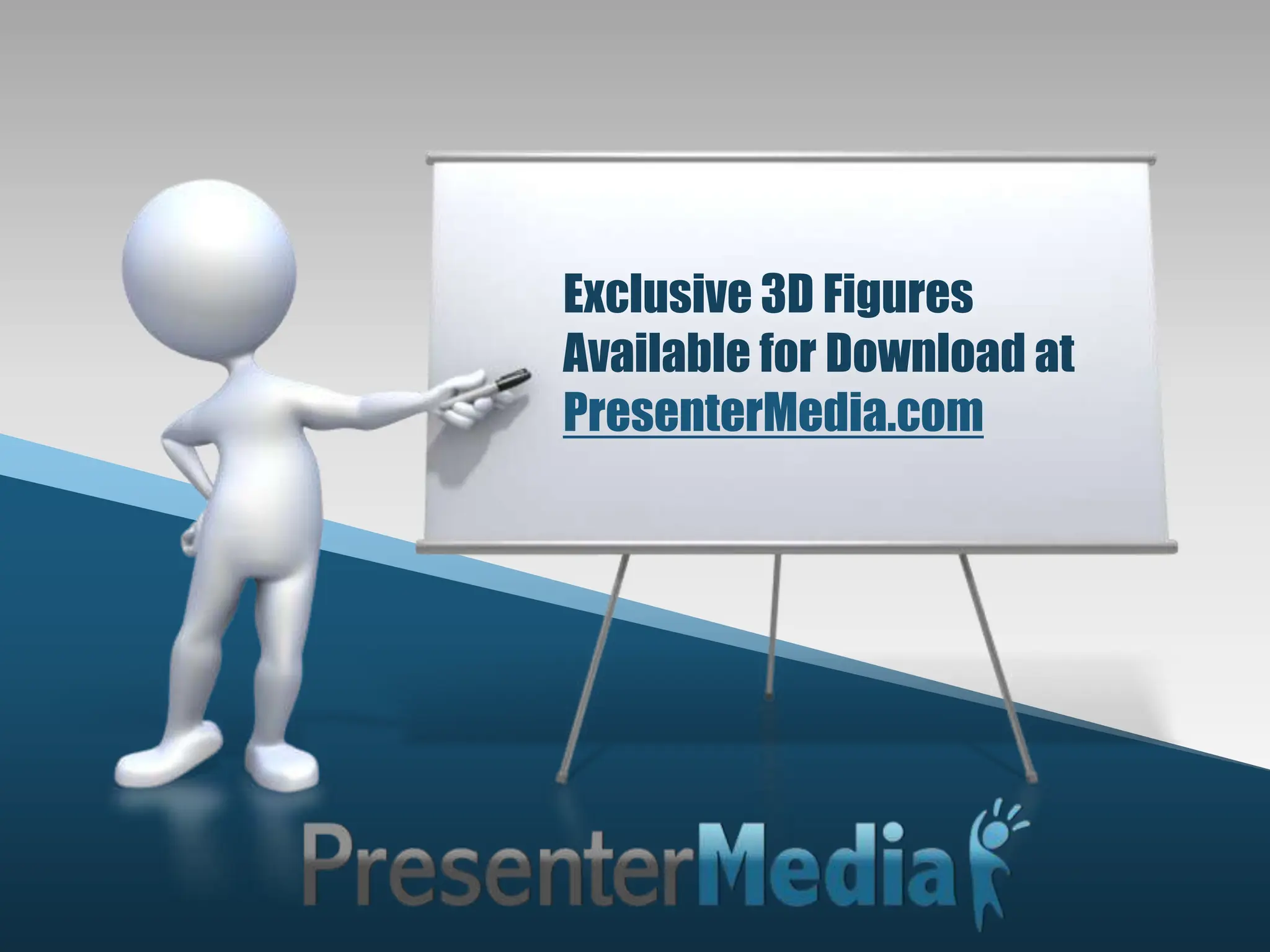 Exclusive 3D FiguresAvailable for Download atPresenterMedia.com