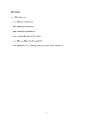 3 d pringting report pdf | PDF
