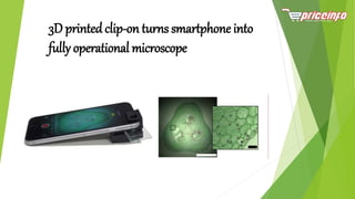 3D printed clip-on turns smartphone into
fully operational microscope
 