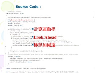 31
Source Code :

計算運動學

Look Ahead

梯形加減速
 