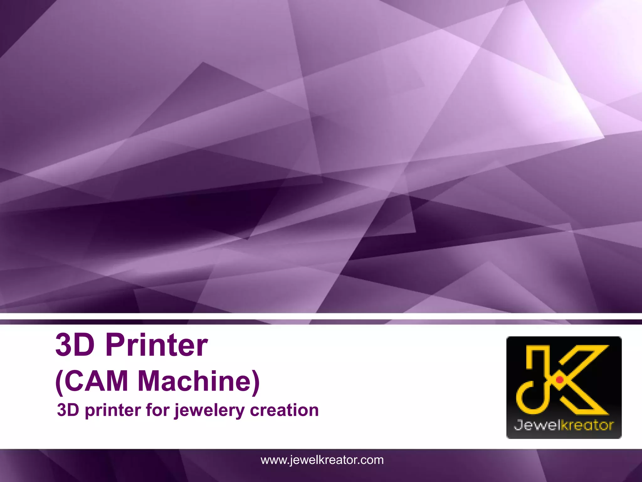3D Printing Additive Manufacturing PPT