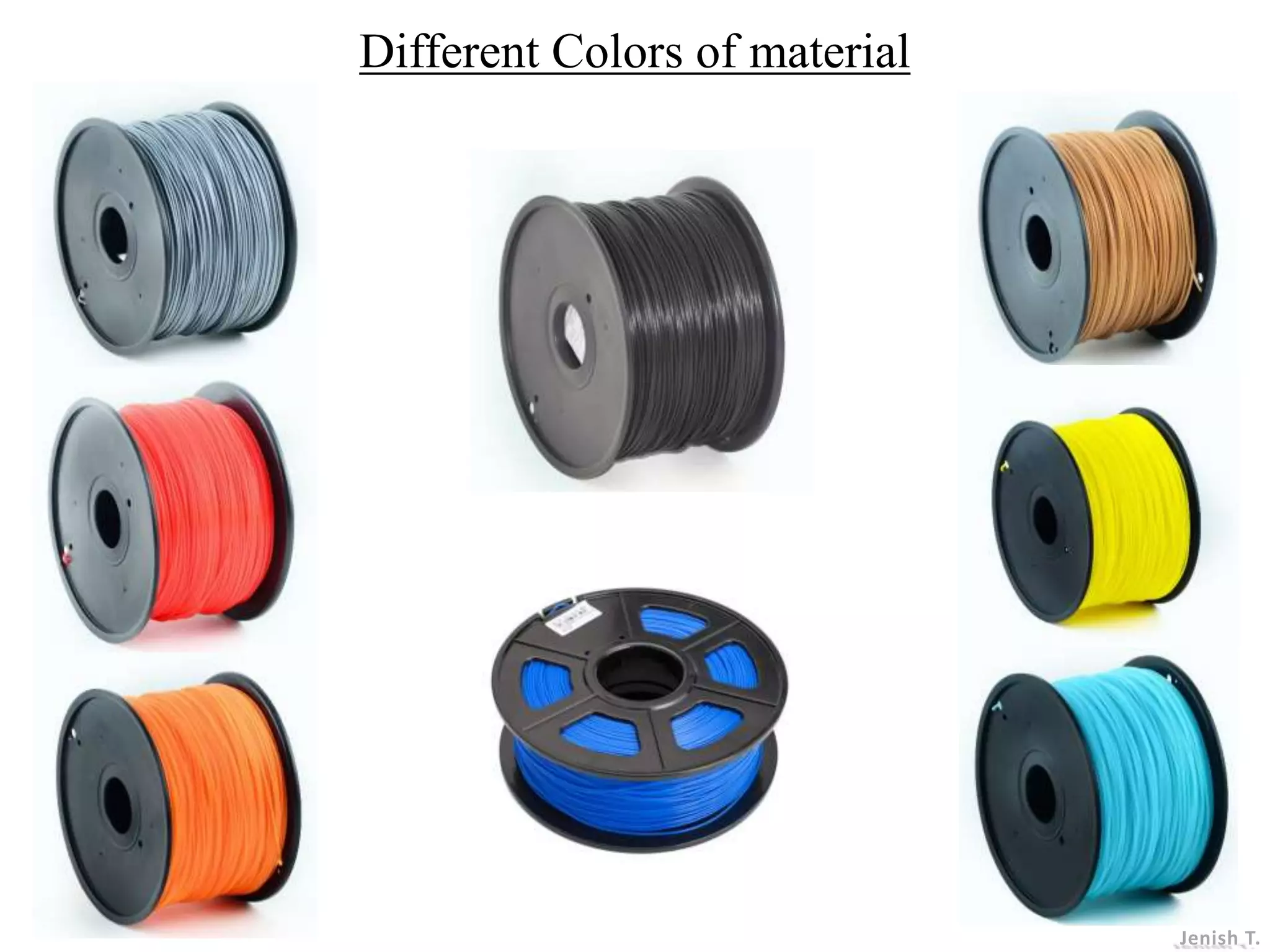 Different Colors of material
Jenish T.