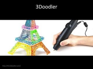 3Doodler
http://the3doodler.com/
 