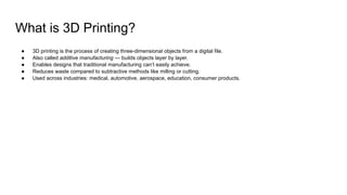 3D Printers_ Overview & Buying Guide 2025.pptx