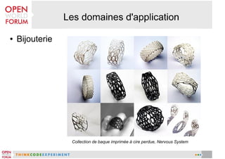 ●

Bijouterie

Collection de baque imprimée à cire perdue, Nervous System

 