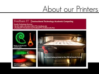 About our Printers
 