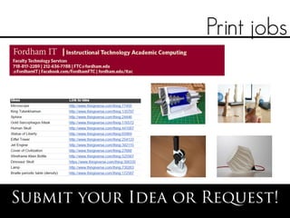 Print jobs
Submit your Idea or Request!
 
