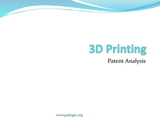 Patent Analysis
www.patlogic.org
 