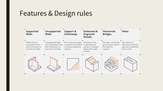 Features & Design rules
 