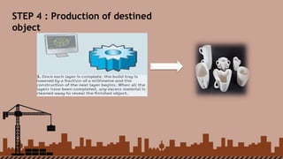 STEP 4 : Production of destined
object
 