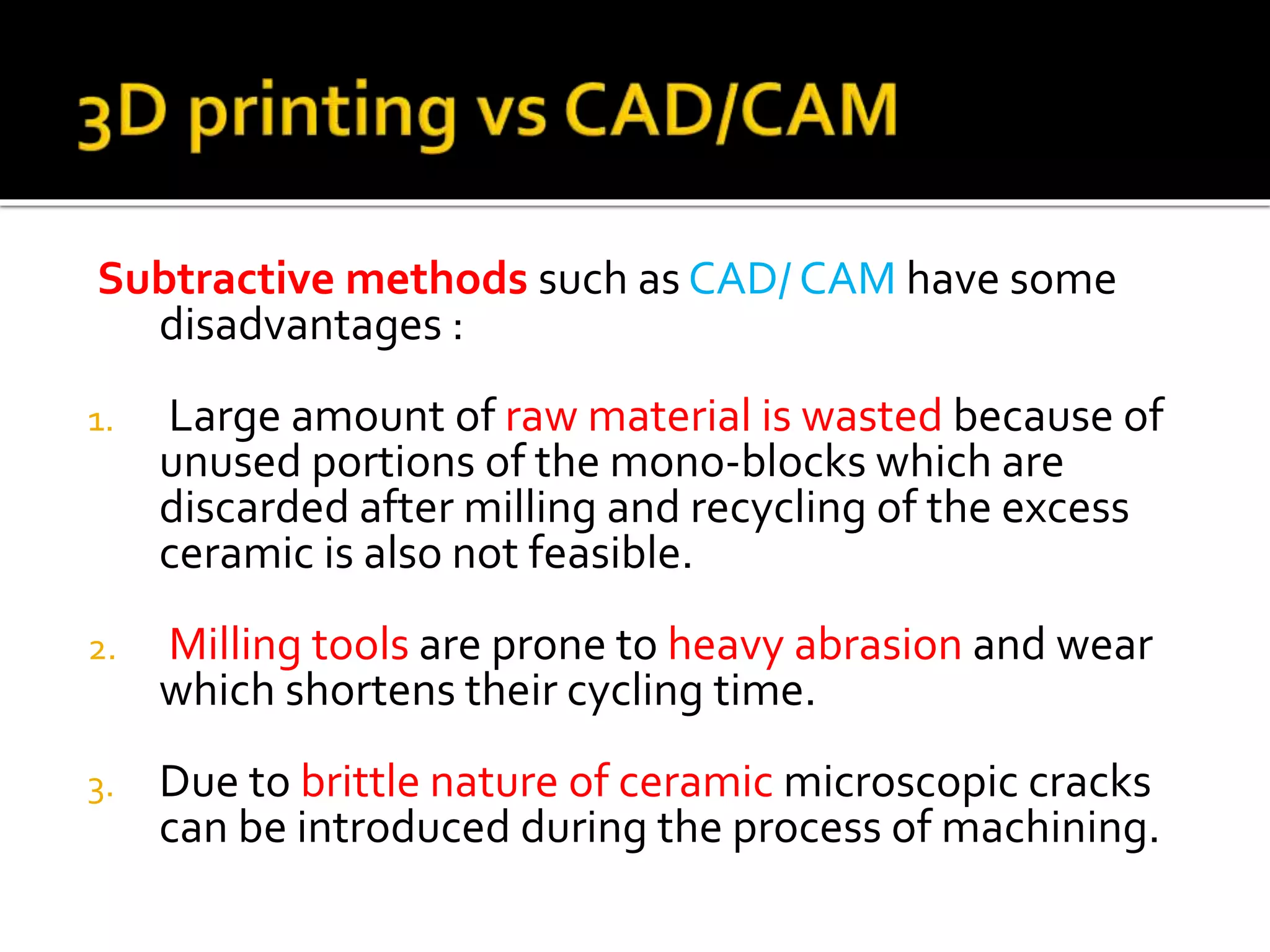 3D printing in dentistry | PPTX