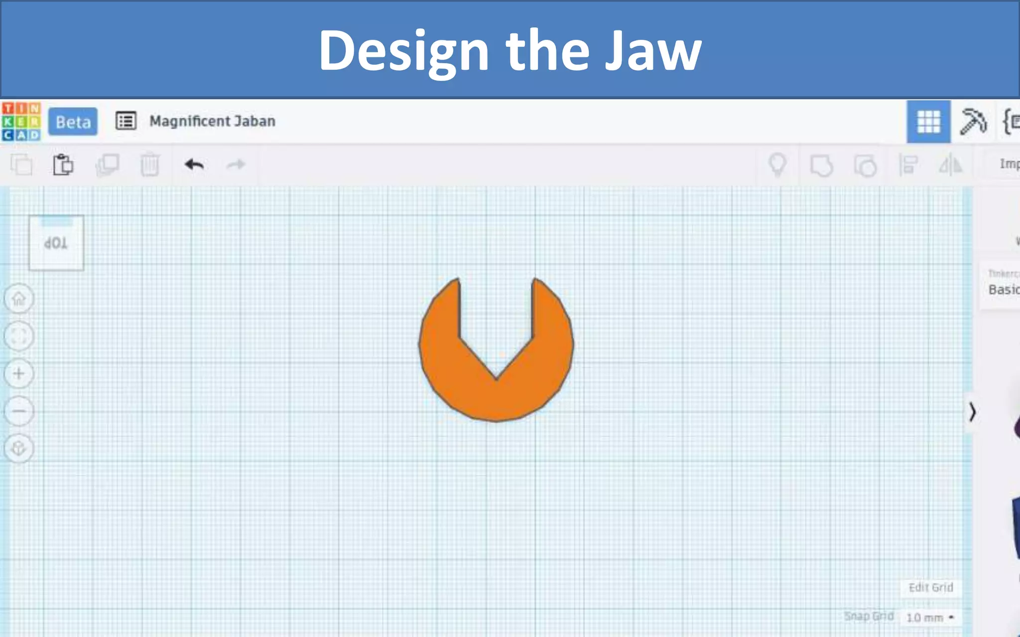 Design the Jaw
 