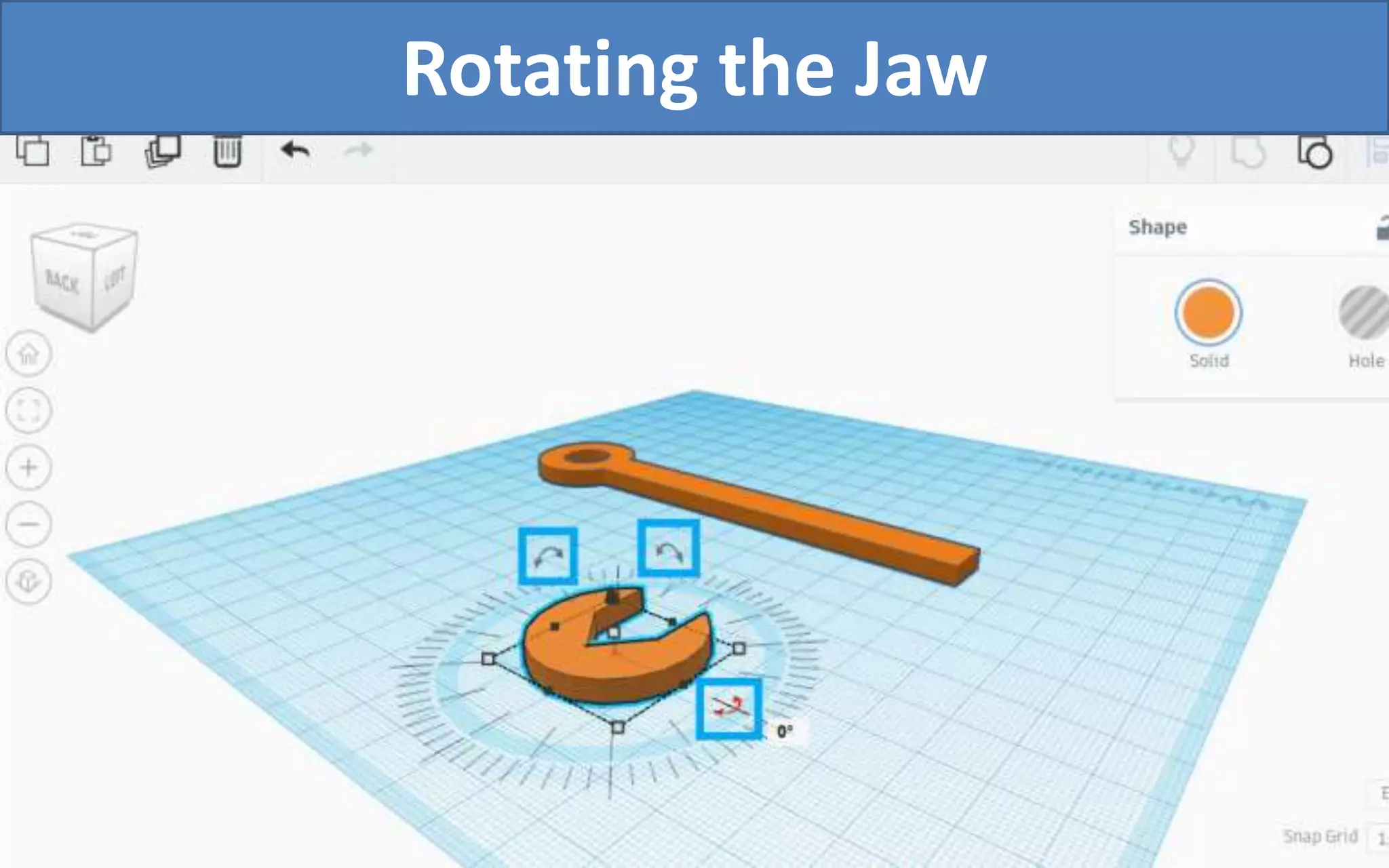 Rotating the Jaw
 