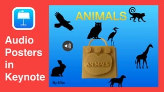 Audio
Posters
in
Keynote
 