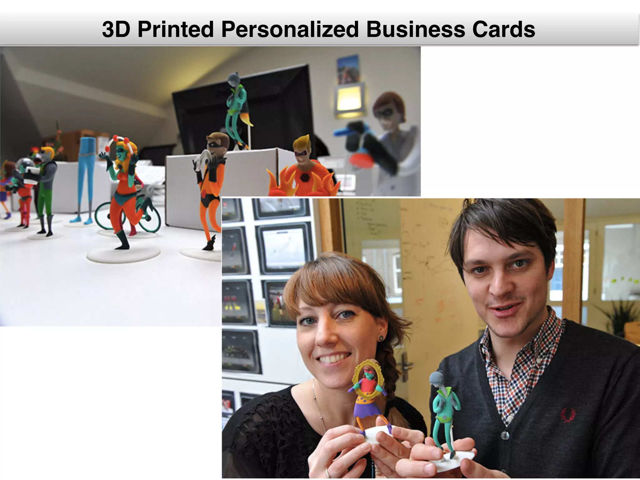 3D Printed Personalized Business Cards