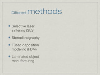 Sls Method 3dprintingppt 131210062711-phpapp02 | PPT