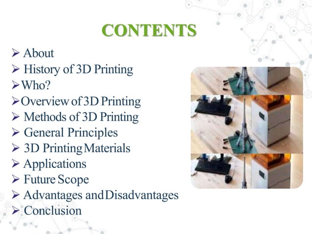 3D printing PPT PPT 3D printing PPT PPT