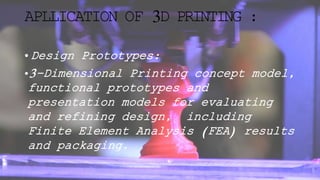 3 d printing | PPTX