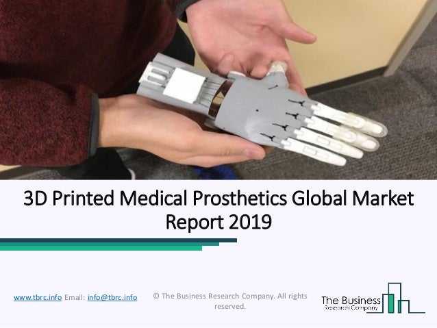 3d Printed Medical Prosthetics Market Segmented By Product Type Tech