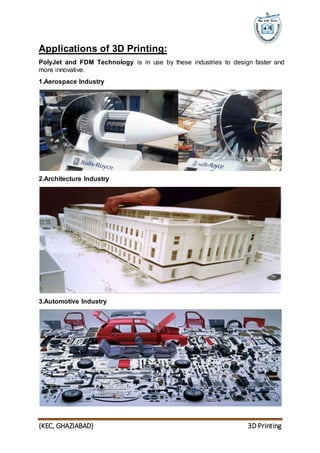 Best 3d printing report | DOCX