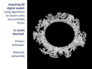 Introduction to 3D printing and its applications within Art and Design ...