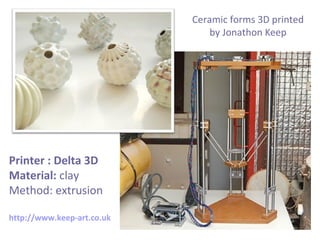 Introduction to 3D printing and its applications within Art and Design ...