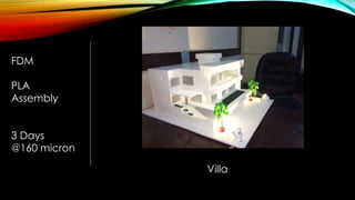 FDM
PLA
Assembly
3 Days
@160 micron
Villa
 