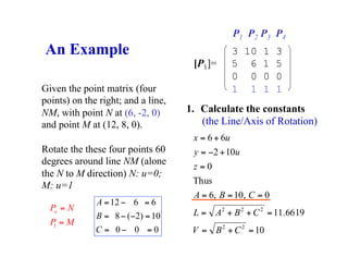 3 d rotation about an arbitary axix | PDF