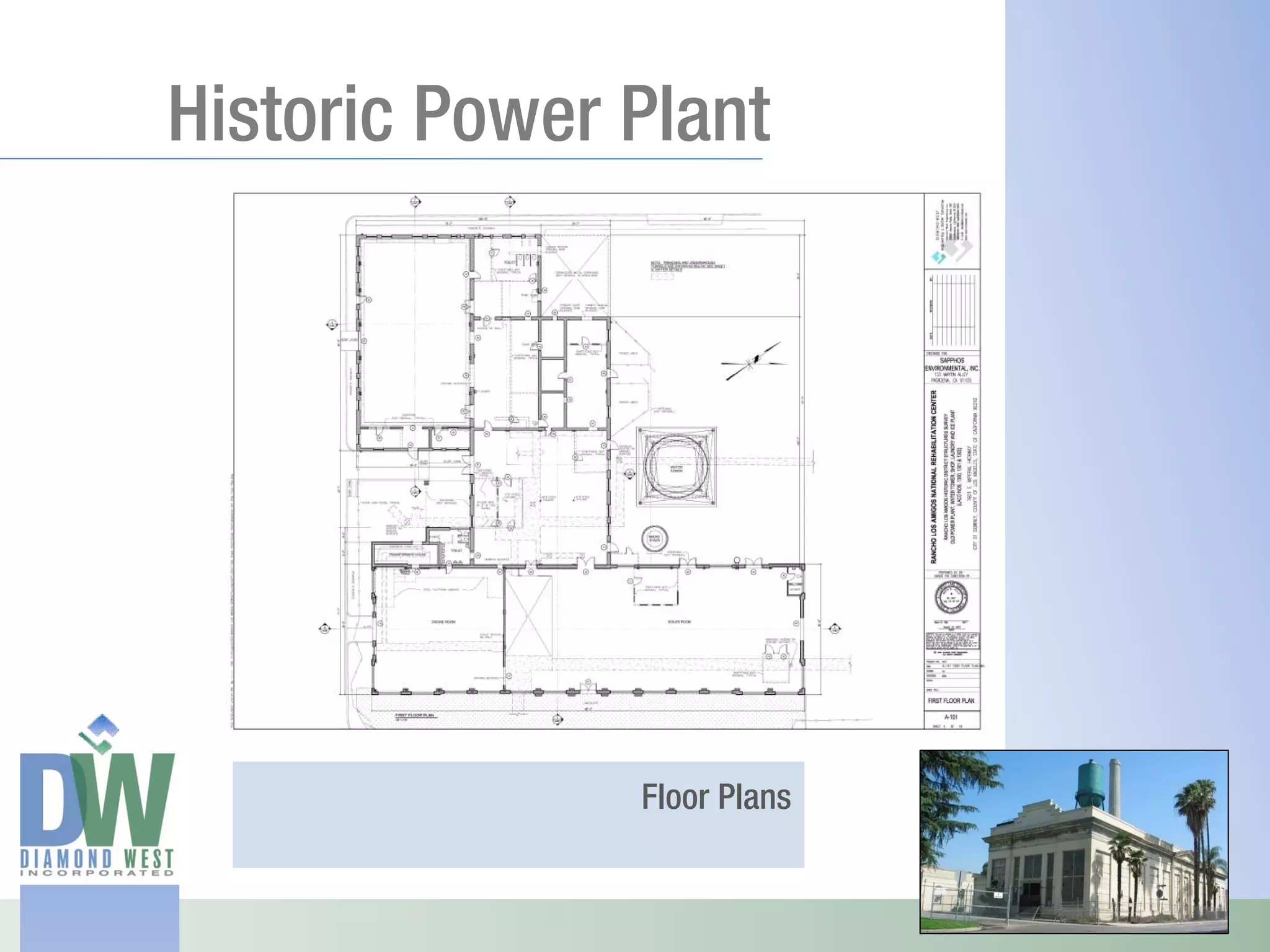Historic Power Plant




               Floor Plans
 