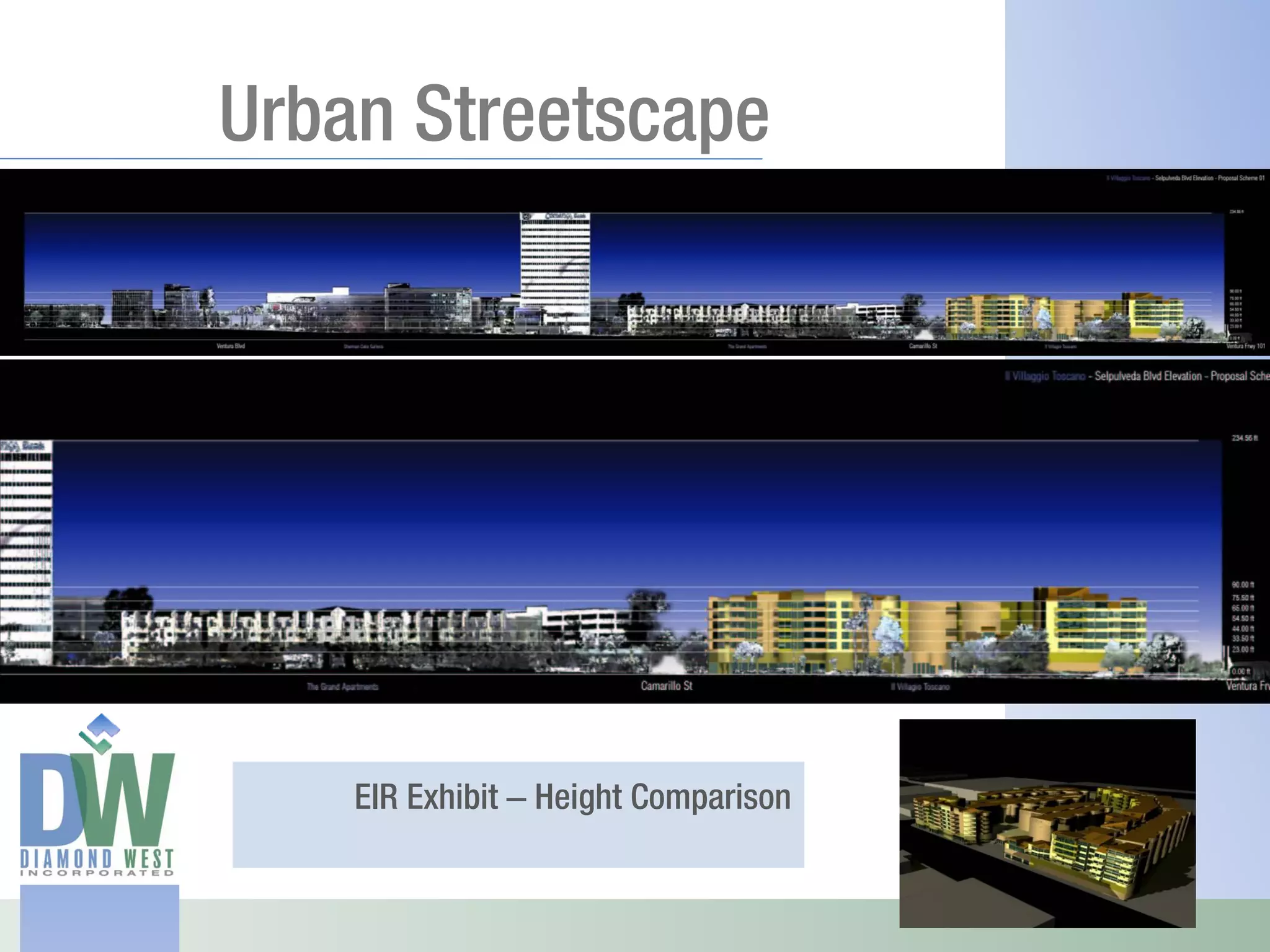 Urban Streetscape




    EIR Exhibit – Height Comparison
 