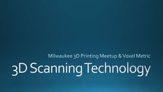 3D Scanning Technology Overview: Kinect Reconstruction Algorithms Explained