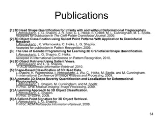 64
Publications
[1] 3D Head Shape Quantification for Infants with and without Deformational Plagiocephaly.
I. Atmosukarto,...