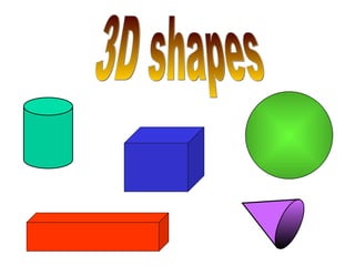3D shapes 